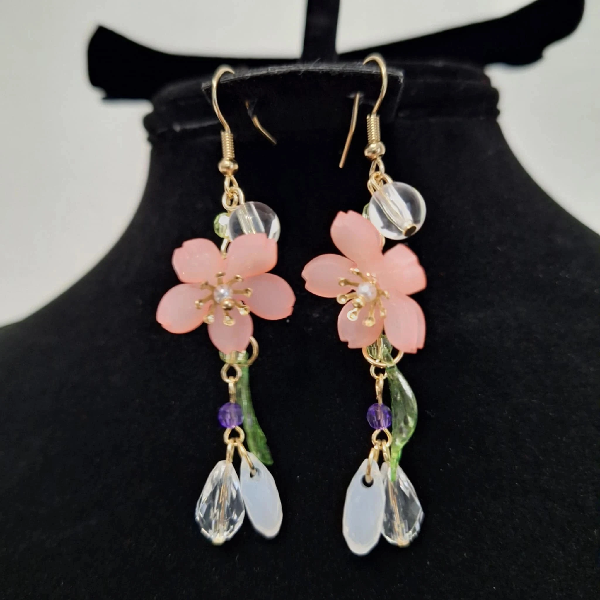Boucle d'oreilles à fleurs - Élégance, fraîcheur et douceur